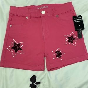 Girls Pink Shorts